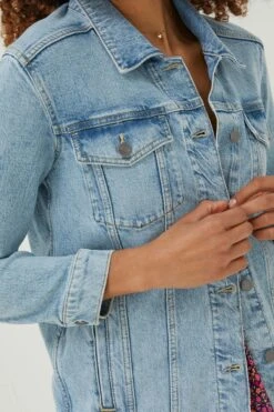 FatFace Oversized Blue Ottile Denim Jacket -Fat Face Shop 192717s4