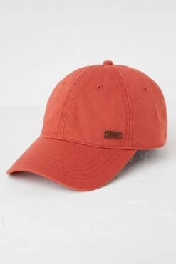 FatFace Orange Plain Twill Cap