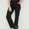 FatFace Ripley Canvas Black Wide Leg Trousers -Fat Face Shop 308706s