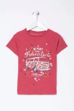 FatFace Red VW Graphic T-Shirt