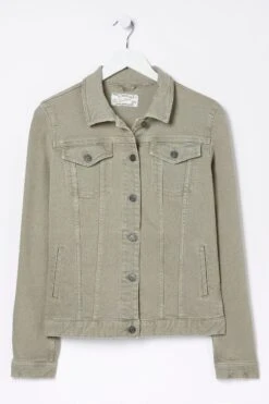 FatFace Green Tasha Denim Jacket -Fat Face Shop 331929s5