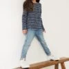FatFace Blue Breton Stripe T-Shirt