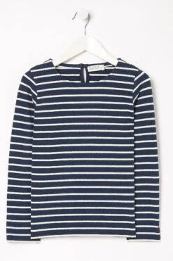 FatFace Blue Breton Stripe T-Shirt -Fat Face Shop 456464s3