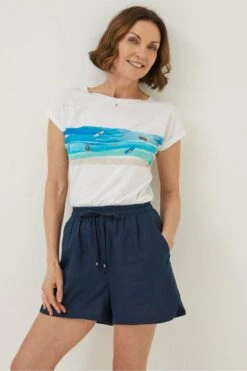 FatFace Natural Surf Graphic T-Shirt