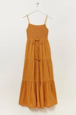 FatFace Yellow Jo Midi Sun Dress -Fat Face Shop 571217s5