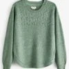 FatFace Green Emmy Jumper 2 FatFace Green Emmy Jumper -Fat Face Shop 576922s