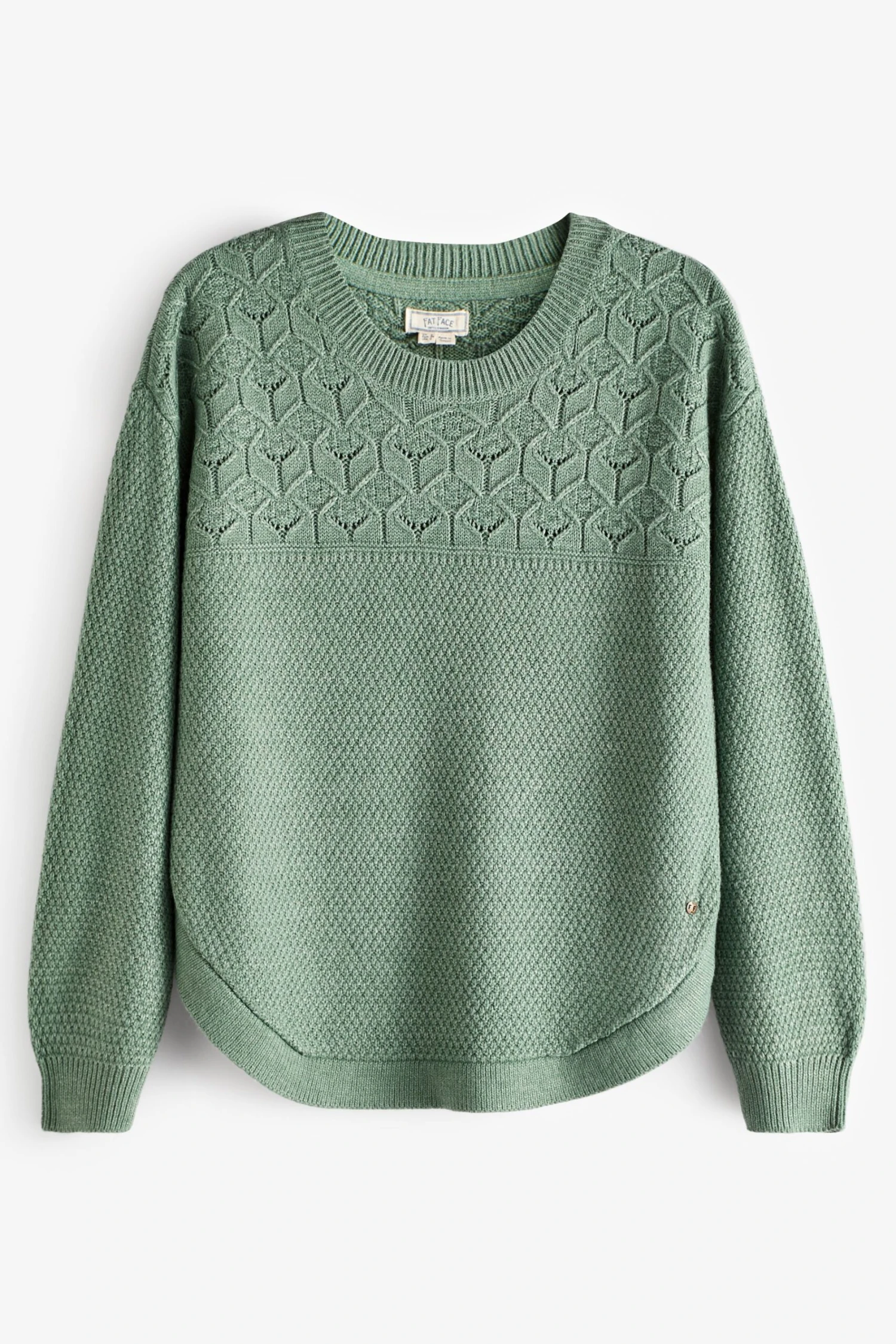 FatFace Green Emmy Jumper 3 FatFace Green Emmy Jumper