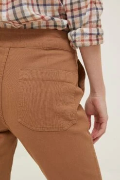 FatFace Ripley Canvas Brown Wide Leg Trousers -Fat Face Shop 634498s4