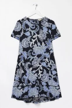 FatFace Blue Simone Palace Jersey Dress 11 FatFace Blue Simone Palace Jersey Dress -Fat Face Shop 644380s5