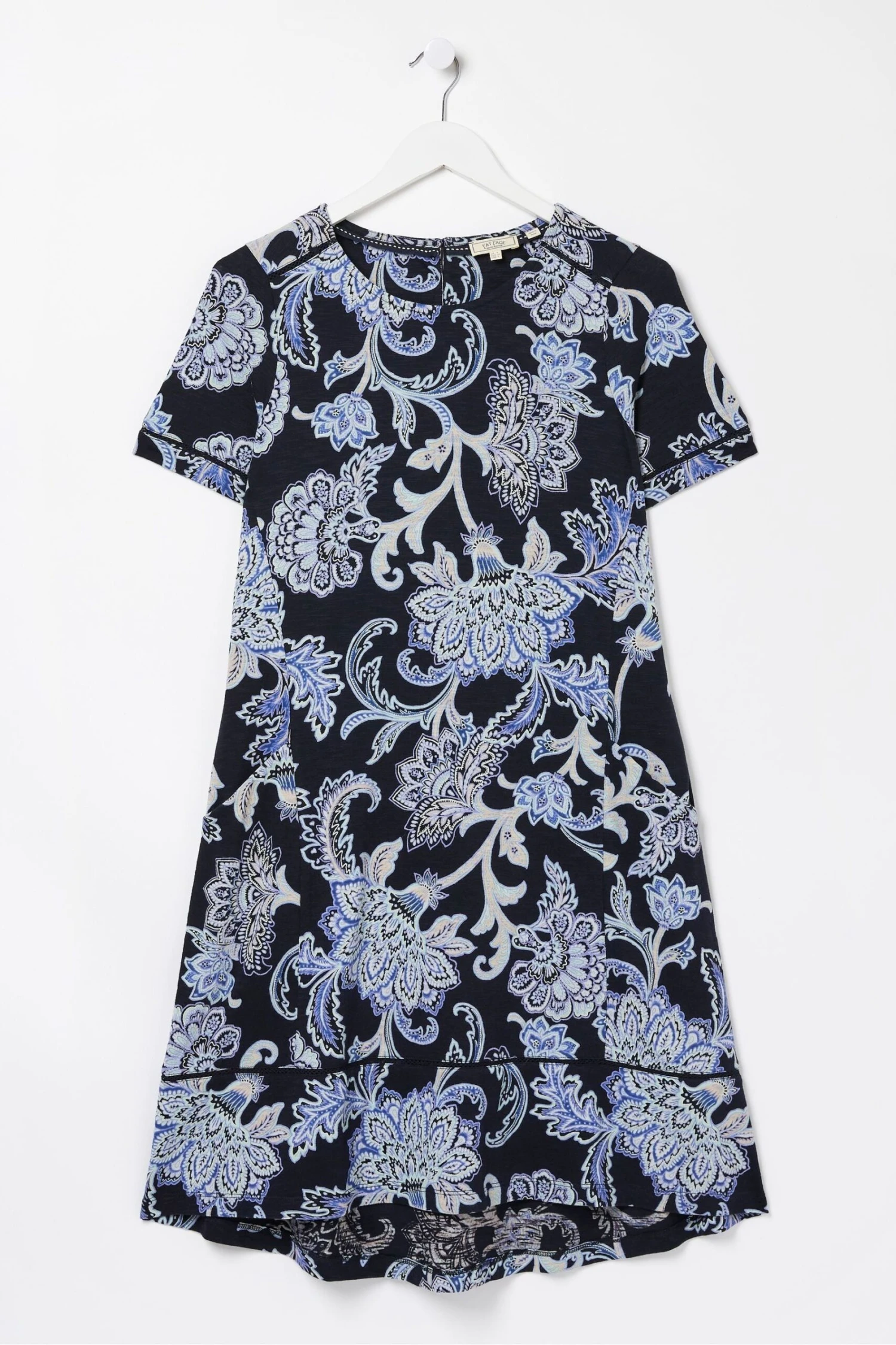 FatFace Blue Simone Palace Jersey Dress 7 FatFace Blue Simone Palace Jersey Dress - Image 5