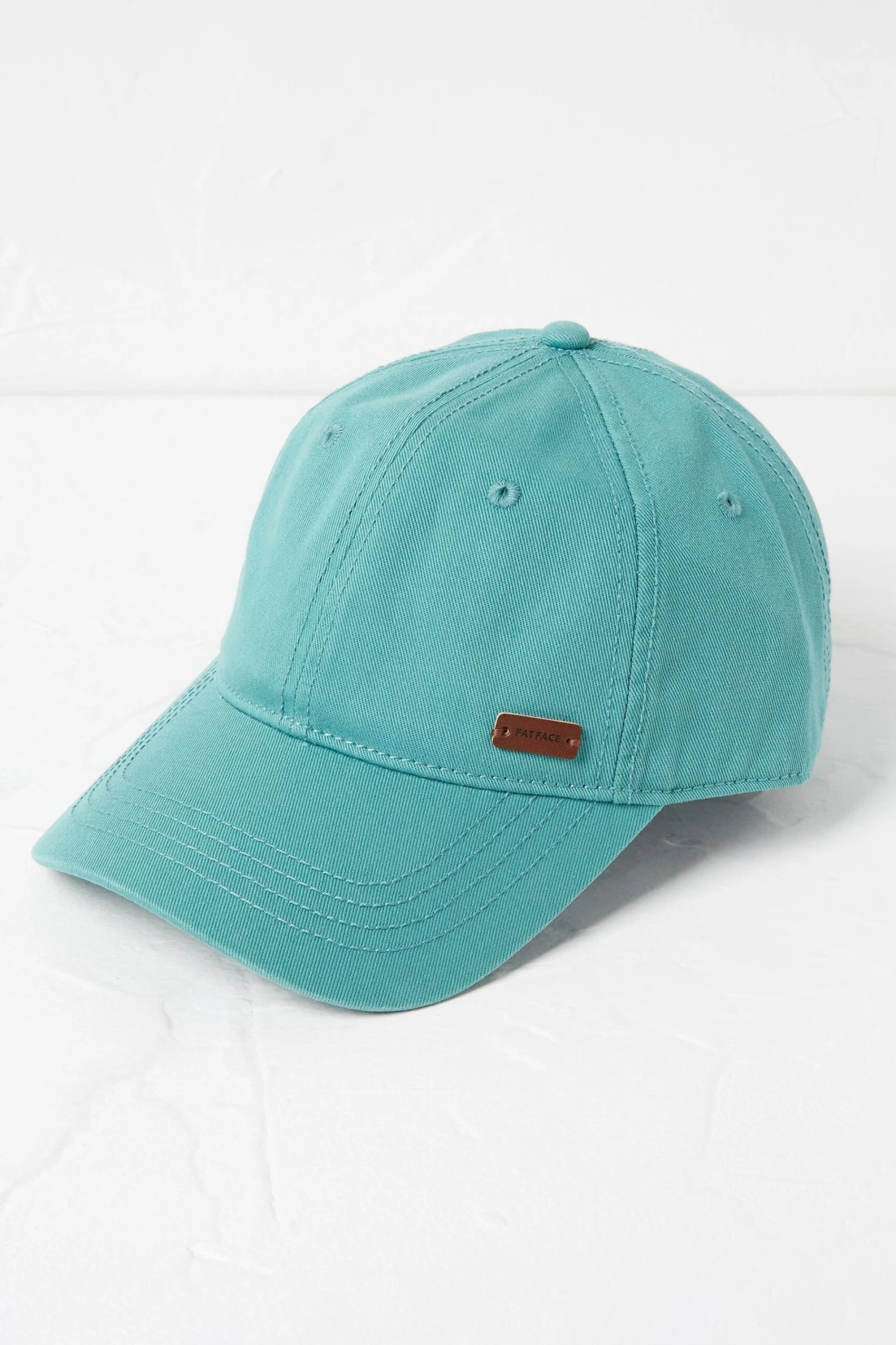 FatFace Green Plain Twill Cap 3 FatFace Green Plain Twill Cap