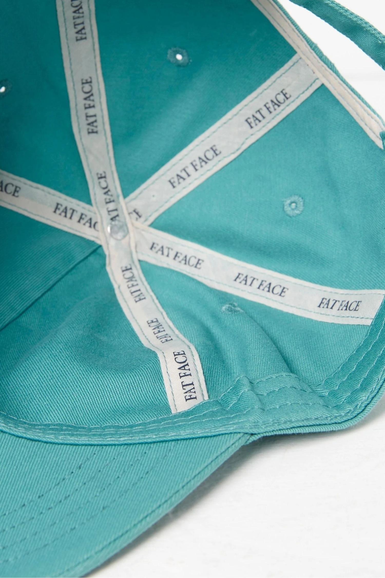 FatFace Green Plain Twill Cap 5 FatFace Green Plain Twill Cap - Image 3