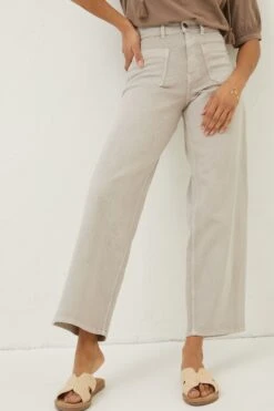 FatFace Green Cassie Marine Straight Jeans