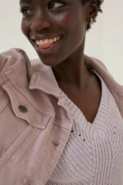 FatFace Purple Tasha Denim Jacket -Fat Face Shop 997545s4