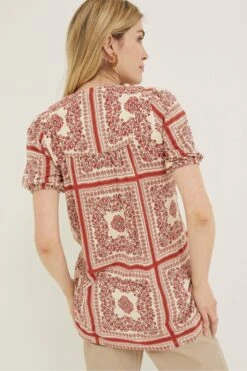 FatFace Natural Lou Bandana Tunic Top 10 FatFace Natural Lou Bandana Tunic Top -Fat Face Shop BXP115s3