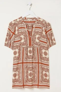 FatFace Natural Lou Bandana Tunic Top 13 FatFace Natural Lou Bandana Tunic Top -Fat Face Shop BXP115s6