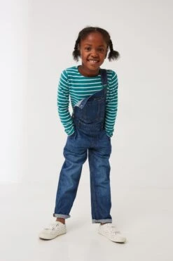 Fat Face Blue Danni Dungarees