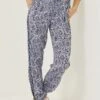 FatFace Blue Lyme Watercolour Batik Trousers 2 FatFace Blue Lyme Watercolour Batik Trousers -Fat Face Shop D57 546s