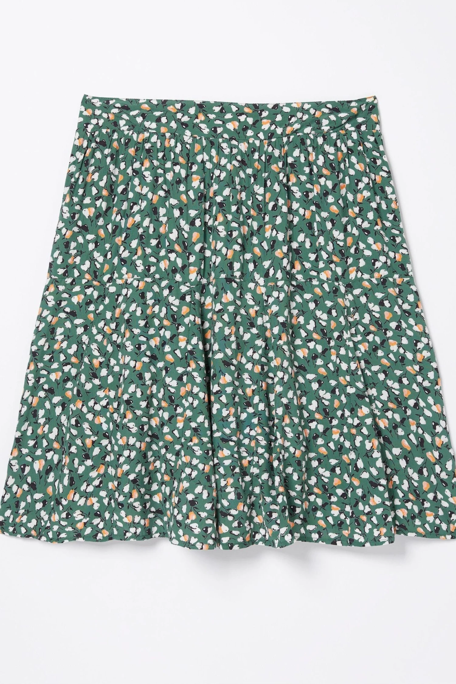 FatFace Green Wynne Ditsy Pears Skirt 7 FatFace Green Wynne Ditsy Pears Skirt - Image 5