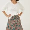 FatFace Orange Wynne Sketched Floral Skirt -Fat Face Shop D57 567s