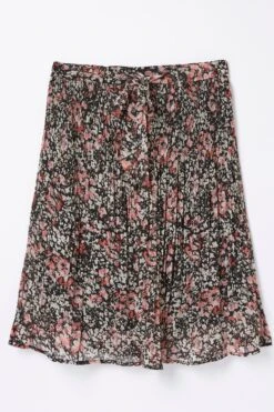 FatFace Kayleigh Blush Floral Black Skirt 15 FatFace Kayleigh Blush Floral Black Skirt -Fat Face Shop D57 592s7