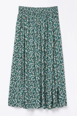 FatFace Green Millie Ditsy Pears Midi Skirt 11 FatFace Green Millie Ditsy Pears Midi Skirt -Fat Face Shop D57 593s5