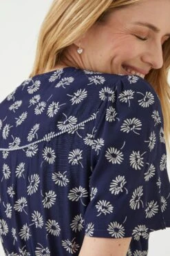 FatFace Blue Francis Daisy Midi Dress 16 FatFace Blue Francis Daisy Midi Dress -Fat Face Shop D57 780s7