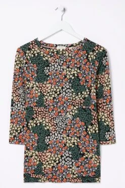 Fat Face Tulip Meadow Patchwork Black Top -Fat Face Shop D57 798s4
