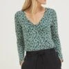 FatFace Green Rhian Ditsy Pears Top 1 FatFace Green Rhian Ditsy Pears Top -Fat Face Shop D57 800s