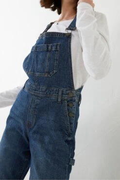 FatFace Blue Banbury Dungarees -Fat Face Shop D57 824s4