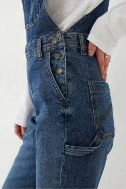 FatFace Blue Banbury Dungarees -Fat Face Shop D57 824s5