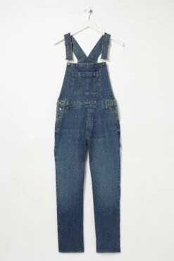 FatFace Blue Banbury Dungarees -Fat Face Shop D57 824s6