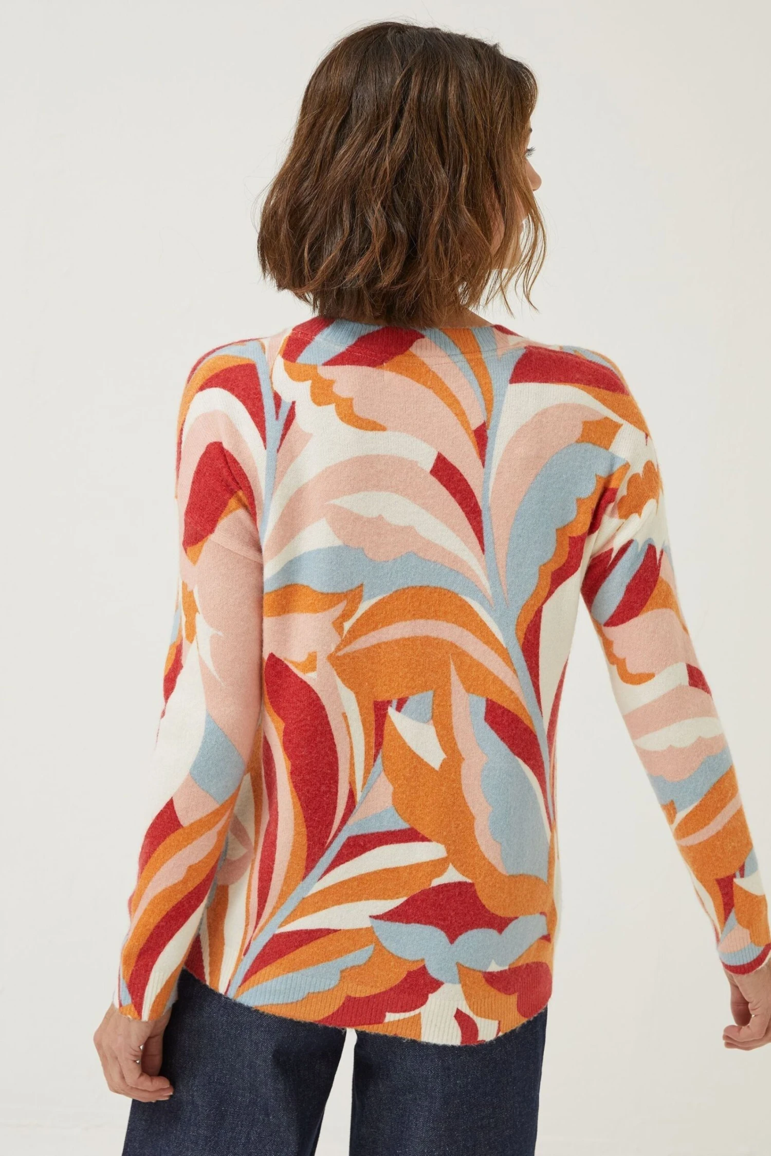 FatFace Red Soul Adventure Print Jumper 7 FatFace Red Soul Adventure Print Jumper - Image 5