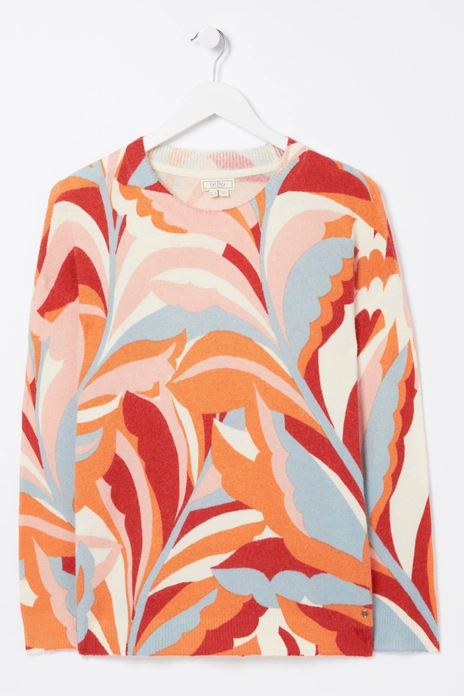 FatFace Red Soul Adventure Print Jumper 10 FatFace Red Soul Adventure Print Jumper - Image 8