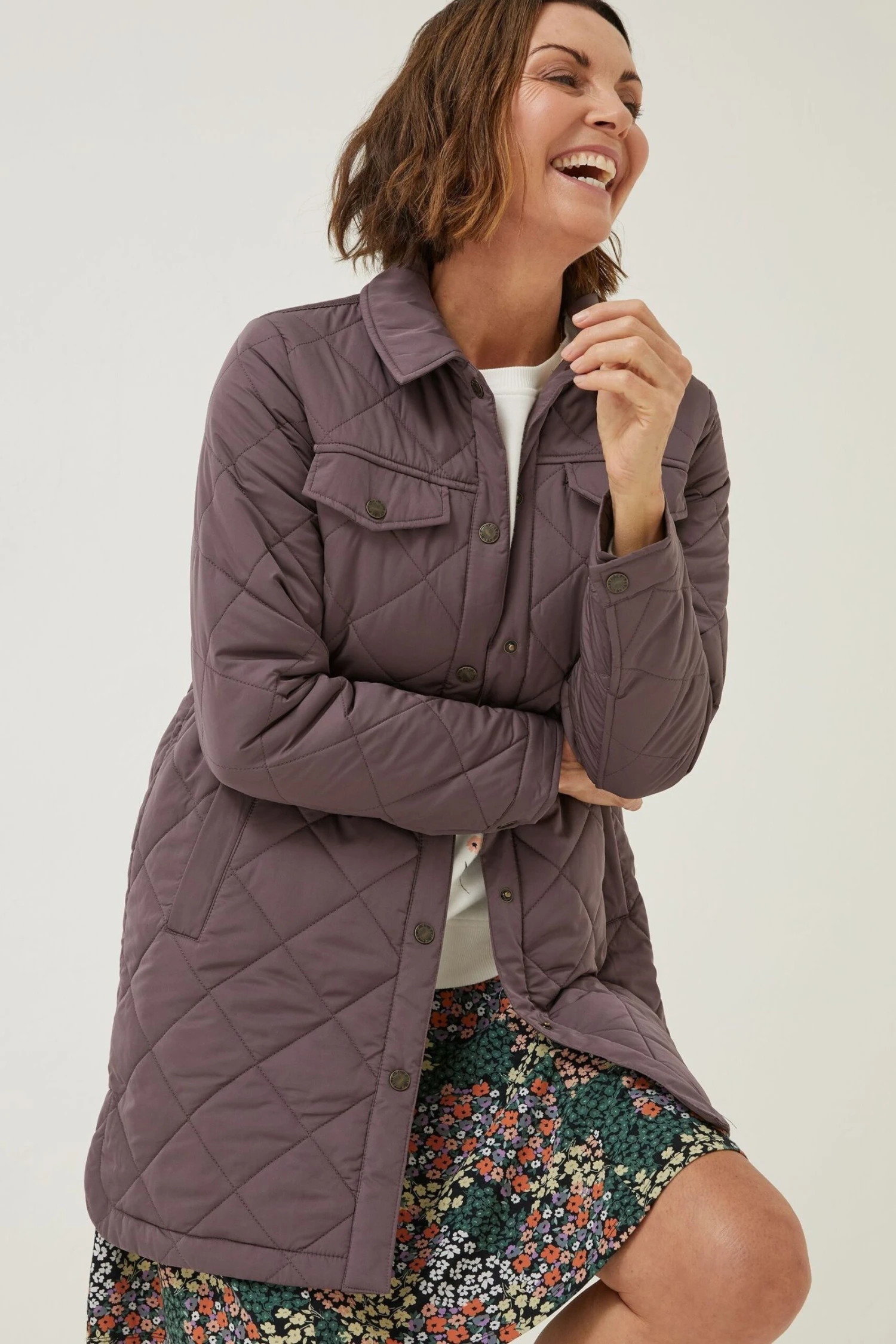 FatFace Purple Quinn Shacket 3 FatFace Purple Quinn Shacket