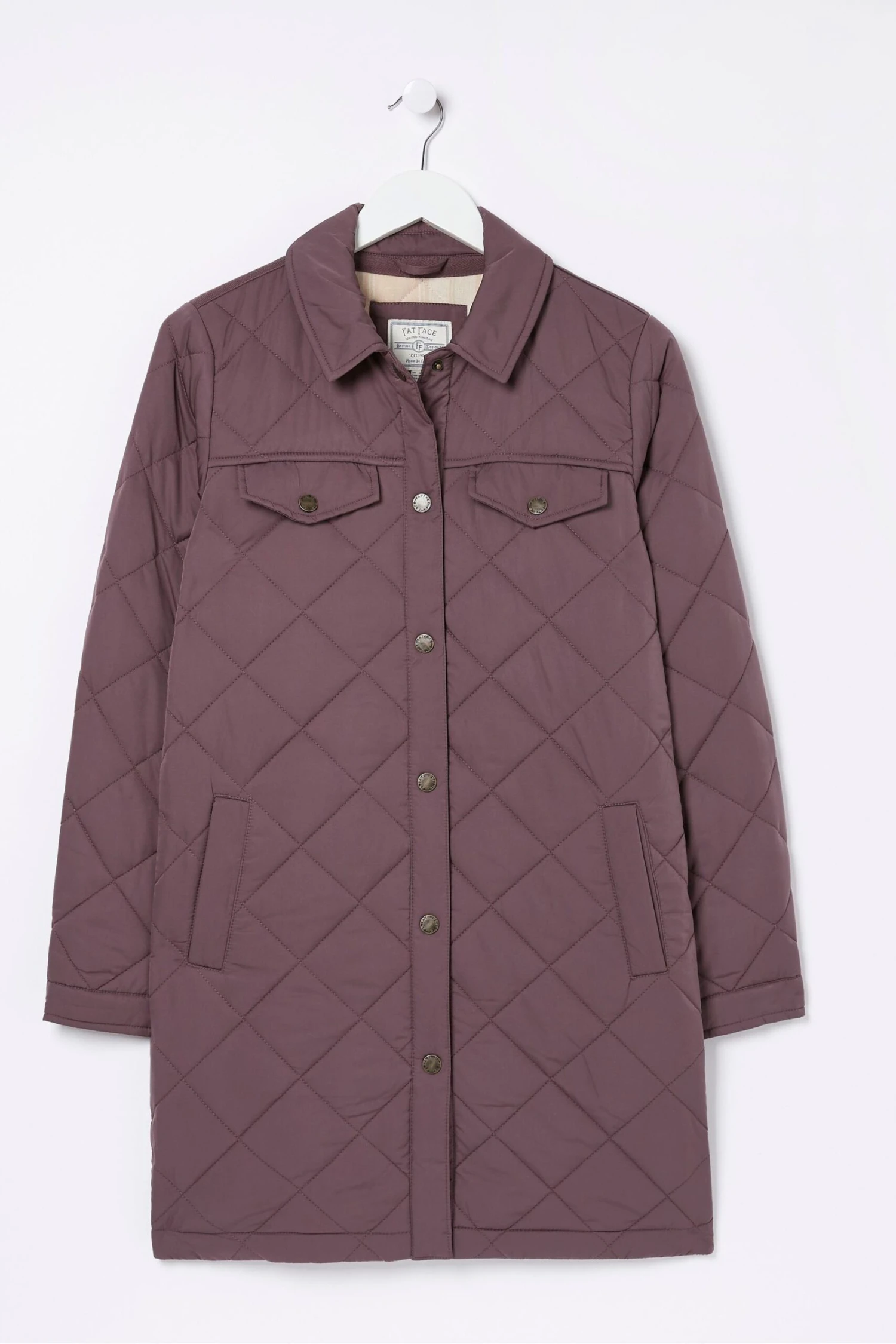 FatFace Purple Quinn Shacket 7 FatFace Purple Quinn Shacket - Image 5