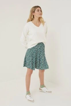 FatFace NaturalVienna V-Neck Sweat Top