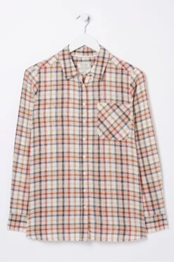 FatFace Natural Olivia Gingham Check Shirt -Fat Face Shop D57571s7