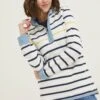 FatFace Natural Airlie Striped Sweatshirt