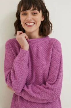 FatFace Purple Ellie Jumper -Fat Face Shop D57767s3