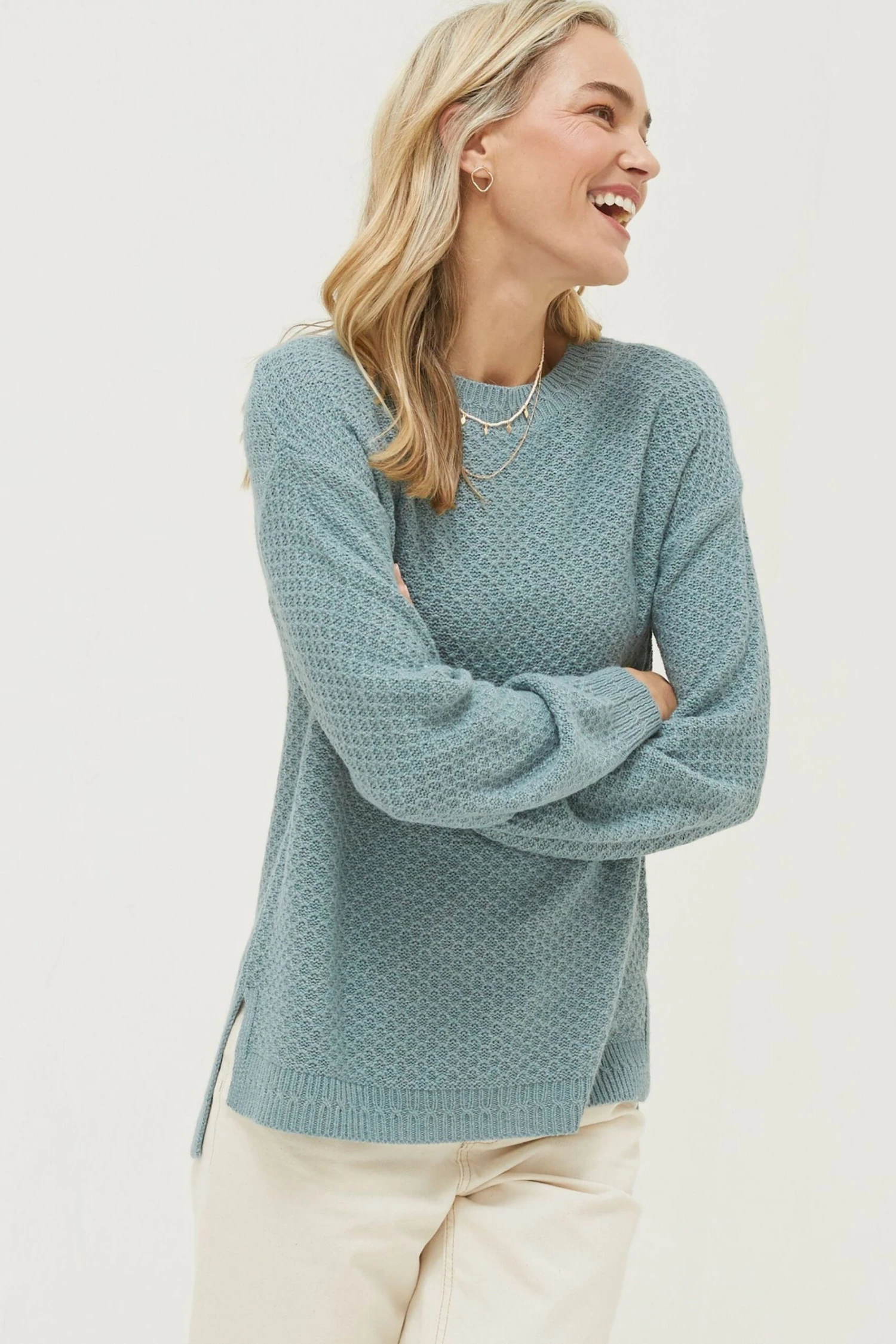 FatFace Blue Ellie Jumper 3 FatFace Blue Ellie Jumper