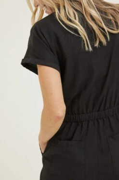 FatFace Una Black Jumpsuit -Fat Face Shop D57772s5