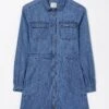 FatFace Blue Tabitha Denim Shirt Dress 1 FatFace Blue Tabitha Denim Shirt Dress -Fat Face Shop D57784s