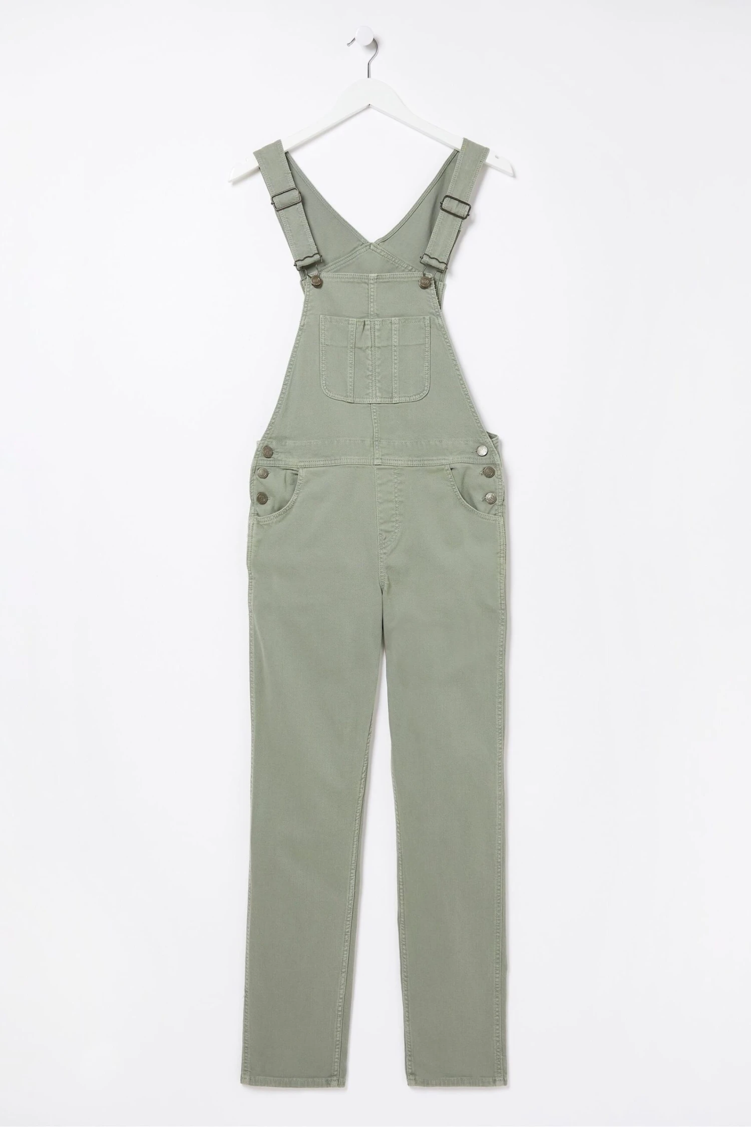 FatFace Green Lewes Canvas Dungarees 7 FatFace Green Lewes Canvas Dungarees - Image 5