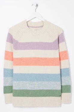 FatFace Purple Neighbourhood Stripe Jumper 17 FatFace Purple Neighbourhood Stripe Jumper -Fat Face Shop D57813s8