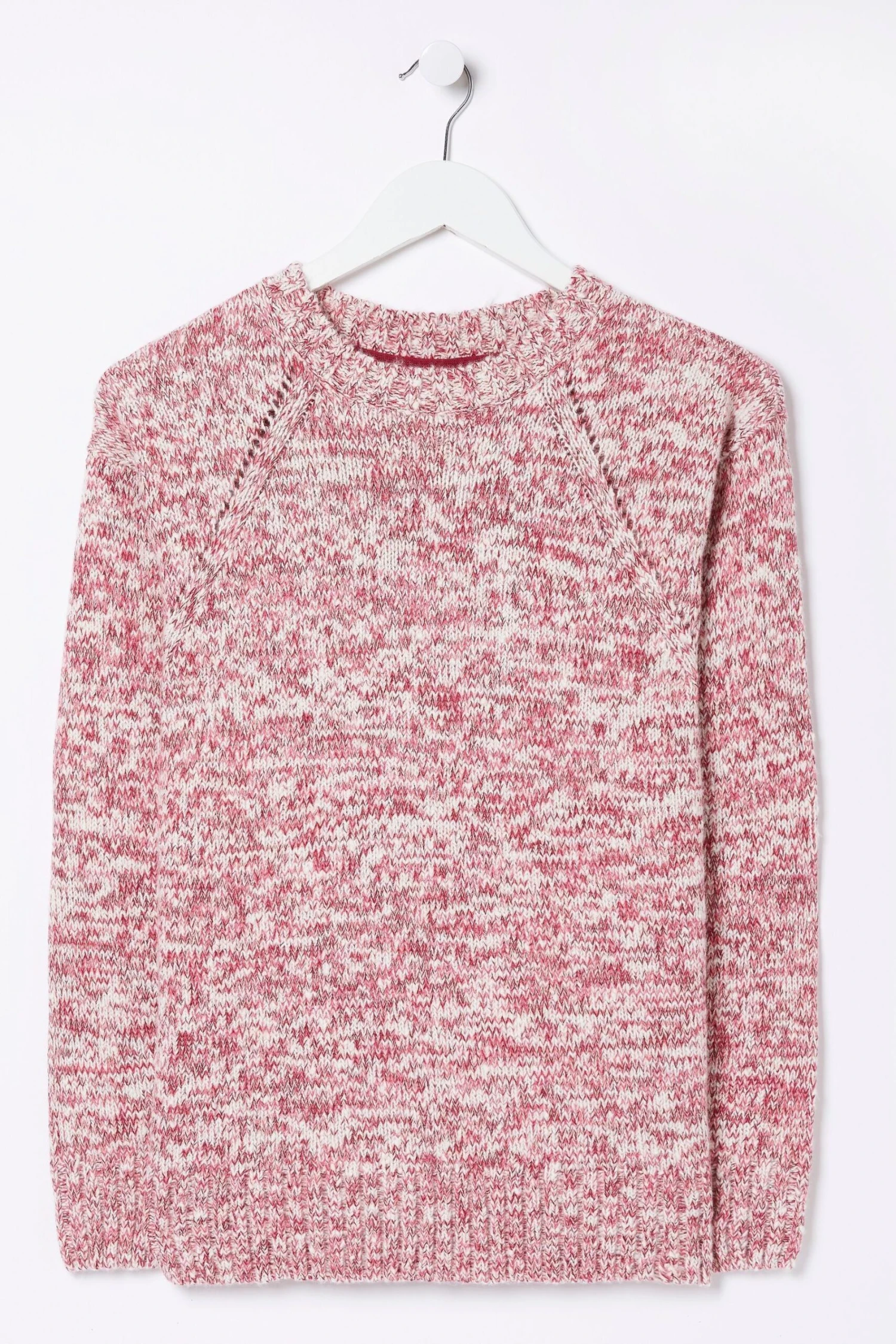 FatFace Red Carly Twist Jumper 6 FatFace Red Carly Twist Jumper - Image 4