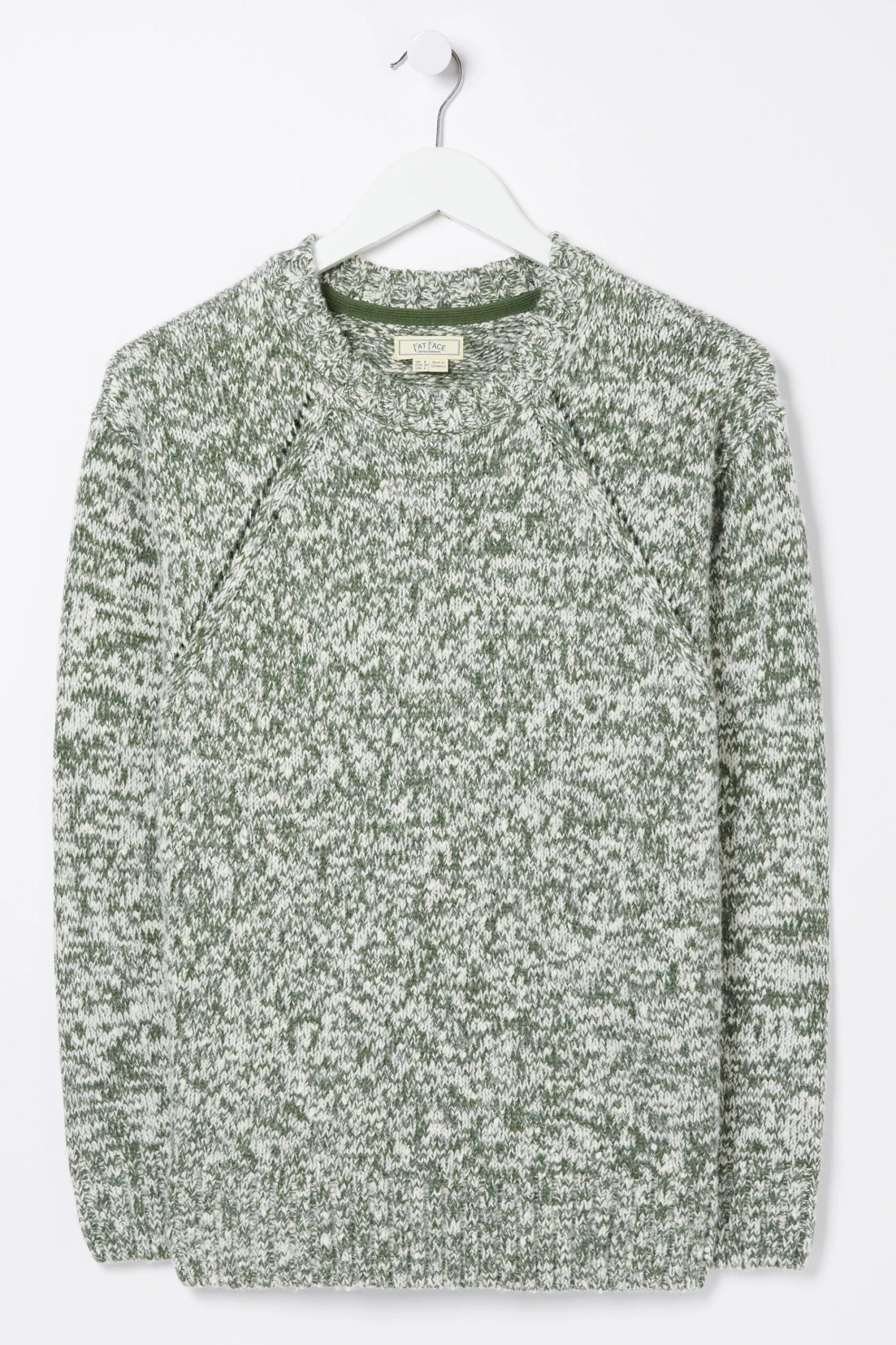 FatFace Green Carly Twist Jumper 5 FatFace Green Carly Twist Jumper - Image 3