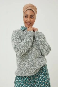 FatFace Green Carly Twist Jumper 12 FatFace Green Carly Twist Jumper -Fat Face Shop D57817s4