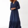 FatFace Blue Joyce Maxi Dress -Fat Face Shop D57822s