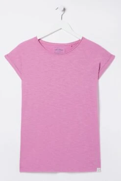 FatFace Pink Ivy Organic Cotton T-Shirt -Fat Face Shop D57831s5